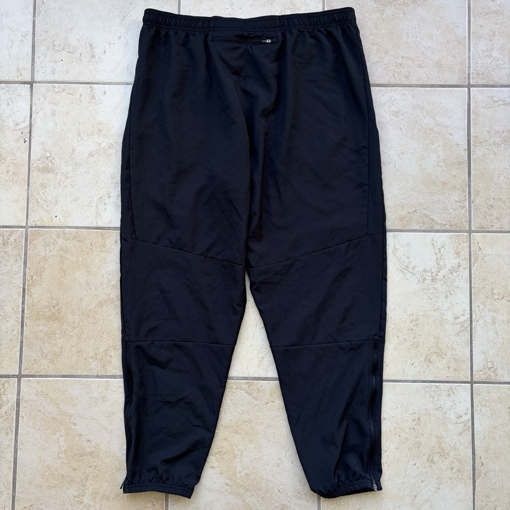 Nike Challenger Pants Mens XL Black Dri FIT Woven Running Ankle Zip Stretch - Picture 6 of 11